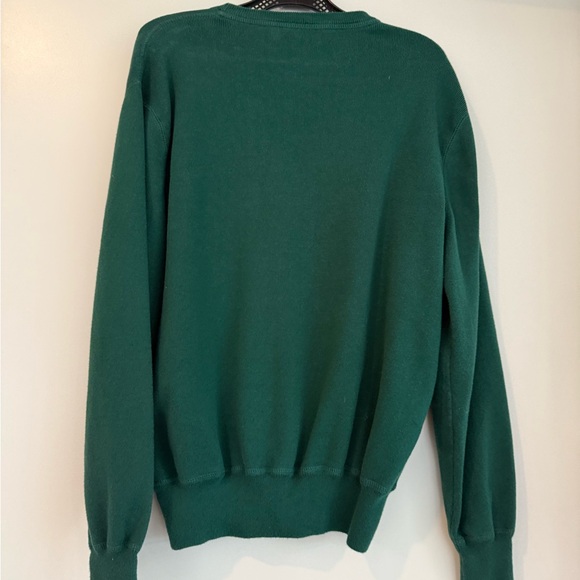 Polo Ralph Lauren Men’s Medium Green Cotton Crewneck Sweater - Picture 6 of 8